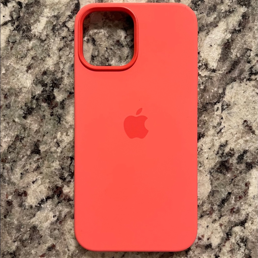 Apple iPhone 12 Pro Max Silicone Case Pink Citrus